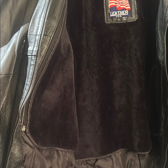 Black Bomber Jacket with Classic Design - Picture 3 of 4